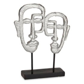 Decorative Figure Gift Decor Silver Face 27 x 32,5 x 10,5 cm
