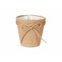 Planter Ibergarden Brown Cloth Rope Plastic Lasso 14 x 12,5 x 14 cm 12,5 x 12 x 12,5 cm 14 x 13 x 15 cm (24 Units)