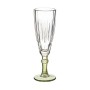 Coupe de champagne Vivalto Exotic Vert Verre 170 ml (6 Unités)