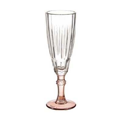 Champagne glass Vivalto Brown Crystal 170 ml (6 Units)