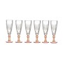 Coupe de champagne Vivalto Exotic Saumon Verre 170 ml (6 Unités)