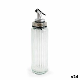 Huilier Quttin OTTICO Transparent Argenté verre 0,5 L 6 x 6 x 30,5 cm (24 Unités)