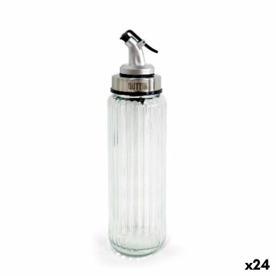 Huilier Quttin OTTICO Transparent Argenté verre 0,5 L 6 x 6 x 30,5 cm (24 Unités)