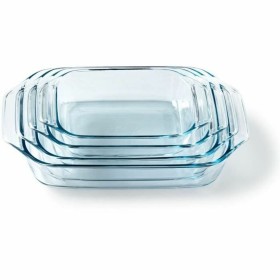 Ensemble de plats de cuisson au four Pyrex Transparent 4 Pièces