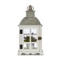 Lantern Gift Decor White Silver Wood Metal Crystal 14 x 39,3 x 20 cm 20 x 39,3 x 14 cm 20 x 40 x 14 cm (6 Units)