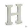 Letter Pincello H White 2 x 16 x 14,5 cm (24 Units)