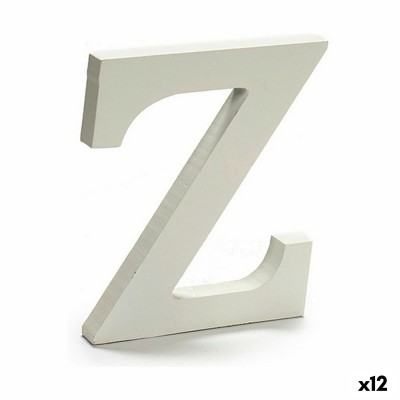 Lettre Pincello Z Blanc 1,8 x 21 x 17 cm (12 Unités)