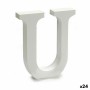 Letter Pincello U White 2 x 16 x 14,5 cm (24 Units)