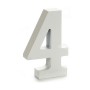 Number Pincello 4 White 2 x 16 x 14,5 cm (24 Units)