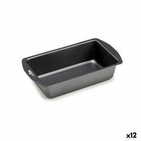 Rectangular Mould Kinvara Dark grey Stainless steel Carbon steel 13 x 6,3 x 30 cm 30 x 5,5 x 13 cm 13 x 5,5 x 30 cm (12 Units)