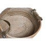 Set de basket DKD Home Decor Marron Naturel Polyuréthane Herbier marin Tropical 45 x 35 x 18 cm 45 x 34 x 27 cm 2 Pièces