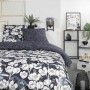 Duvet cover set TODAY Mawira Navy Blue Double bed 260 x 240 cm Floral