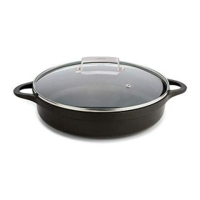 Casserole Valira BLACK IND 24CM Ø 24 cm Black Non-stick