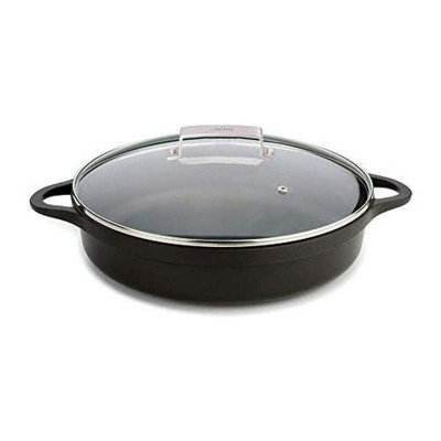 Casserole Valira BLACK IND 24CM Ø 24 cm Black Non-stick