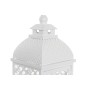 Lantern set DKD Home Decor White Metal Crystal Arab Aged finish 24 x 24 x 74 cm (3 Pieces)