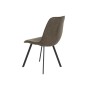 Chair DKD Home Decor Black Grey Metal Polyurethane 63 x 49 x 85 cm 49 x 59 x 87 cm