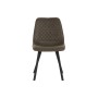 Chair DKD Home Decor Black Grey Metal Polyurethane 63 x 49 x 85 cm 49 x 59 x 87 cm