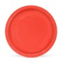Plate set Algon Cardboard Disposable Red 10Units 20 x 20 x 1,5 cm