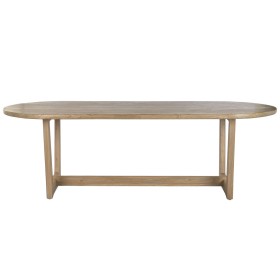 Table de Salle à Manger Home ESPRIT Gris bois de teck 240 x 100 x 76 cm