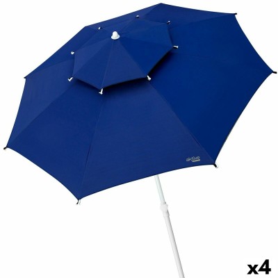 Parapluie Aktive Bleu 280 x 260 x 280 cm 280 x 240 x 280 cm (4 Unités)