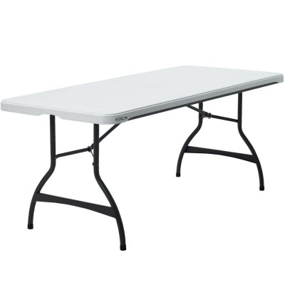 Folding Table Lifetime White 182 x 73,5 x 76 cm 182 x 74 x 76 cm