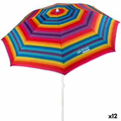 Umbrella Aktive Multicolour 180 x 185 x 180 cm (12 Units)