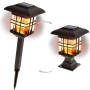 Set of solar garden lights Aktive Plastic 13,5 x 46 x 13,5 cm (4 Units)