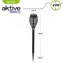 Set of solar garden torch lights Aktive Plastic 7,5 x 50 x 7,5 cm (4 Units)