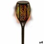 Set of solar garden lights Aktive 51 Plastic 11 x 77,5 x 11 cm (4 Units)