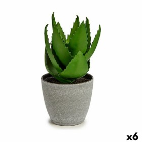 Plante décorative Ibergarden Plastique Aloe Vera 15 x 23,5 x 15 cm (6 Unités)