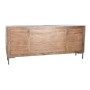 Buffet DKD Home Decor Brun foncé Gris foncé Métal Bois de manguier 180 x 40 x 80 cm