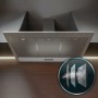 Hotte standard Cecotec Bolero Flux PM 903500 Inox B Acier 90 x 46,5 cm