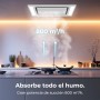 Cecotec Built-in Conventional Hood Bolero Flux TIR 908000 White Glass 90cm A++