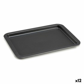 Baking tray Kinvara Grey Metal 48 x 3 x 33,5 cm (12 Units)