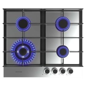 Cecotec Plaque gaz 4 feux Bolero Squad G 4400F Inox 8000W acier inox WOK