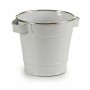Cache-pot Ibergarden Blanc Argenté Zinc Seau 19,5 x 14,5 x 16,5 cm (24 Unités)