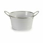 Cache-pot Ibergarden Blanc Argenté Zinc Seau 27,5 x 10,5 x 20 cm (24 Unités)