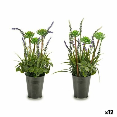 Decorative Plant Ibergarden Metal Plastic Lavendar 13 x 40 x 13 cm (12 Units)