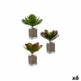 Plante décorative Ibergarden Plastique Volets Grand 27 x 29 x 27 cm Bicolore (6 Unités)