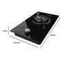 Gas Hob Cecotec Bolero Squad G 1200S 3500 W 29 x 50 cm