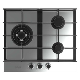 Cecotec Gas Hob Bolero Squad G 3400F 3 Burners 6200W Inox Cast Iron Grates