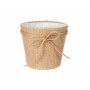 Planter Ibergarden Brown Cloth Lasso 16 x 15 x 16 cm 16 x 15 x 17 cm (24 Units)