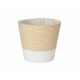 Planter Ibergarden White Rope Plastic 14 x 12,5 x 14 cm 14 x 13 x 14 cm (24 Units)