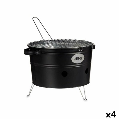 Barbecue Portable La Dehesa Fer Zinc 35 x 21 x 42 cm (4 Unités)