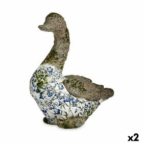 Decorative Garden Figure Ibergarden Polyresin Duck 17 x 42 x 40 cm (2 Units)