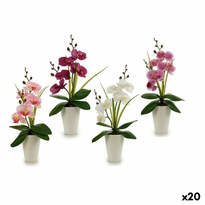 Fleur décorative Ibergarden Orchidée 14 x 35 x 8 cm (12 Unités)