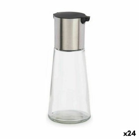 Huilier Vivalto Transparent Argenté Argent Métal verre Aluminium polypropylène 230 ml 7 x 17 x 7 cm (24 Unités)