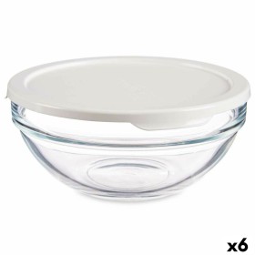 Panier-repas rond avec couvercle Pasabahce Chefs Blanc 595 ml (6 Unités)