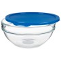 Panier-repas rond avec couvercle Pasabahce Chefs Bleu 1,135 L (4 Unités)