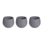 Set of pots Ibergarden Anthracite Plastic 16,5 x 16,5 x 14,5 cm 51,5 x 14,5 x 16,5 cm (4 Units)